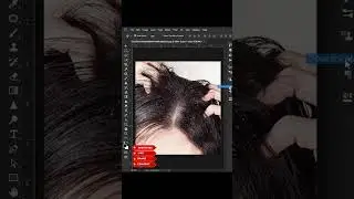Remove dandruff with one click in Photoshop
