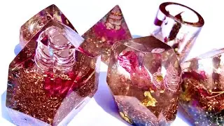 How to Make Rose Orgonite Crystals and Pyramid with Resin