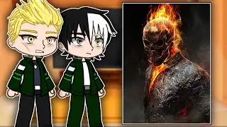 Wind Breaker React To Ghost Rider | Johnny Blaze | Gacha react