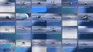 Microsoft Flight Simulator 2024 | All Aircraft Full List & Livery (Without DLC) [4K.XSX]