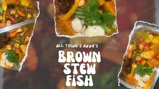 Authentic Jamaican Brown Stew Fish|| Loaded|| Healthy Meal
