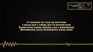B.o.B - No Man's Land [Lyrics]