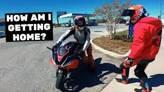 APRILIA RSV4 BREAKS DOWN 1,500 MILES FROM HOME...