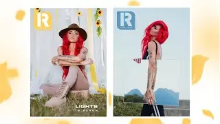 Lights Is On The Cover Of Rock Sound