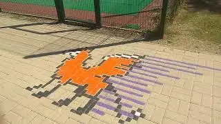 Streetart. Пиксельарт