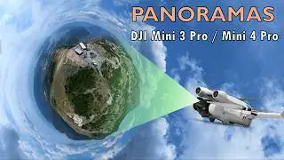 How to Capture AMAZING Drone Panoramas - DJI Mini 3 Pro / Mini 4 Pro