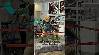 Life-sized Link statue at the Nintendo Store NYC! #nintendo #nyc #totk