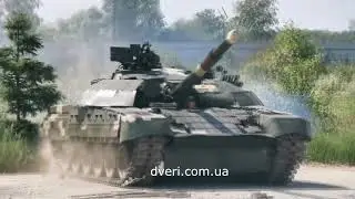 "Зброя та безпека-2021" Техника в движении!  Полет Ми-8, езда танка  и БТР-4е, бронеавтомобиль.