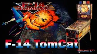 F14 Tomcat (Williams 87') new led, plane, and digipinball screen mod
