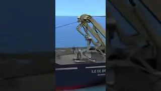 Installing Undersea Submarine Fiber Optic Cable To The Shoreline