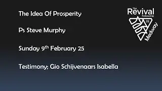 Medway Revival Fellowship  Prosperity 9.2.25