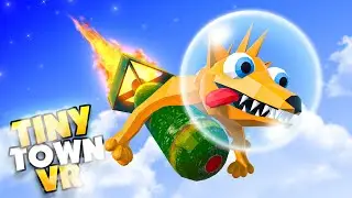 SPACE DOG Saves Tiny Town from the NUKE!?