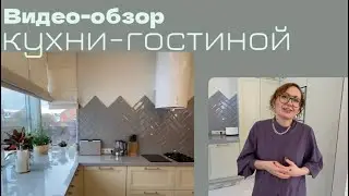 Интерьер кухни-гостиной с комнатой для хранения запасов