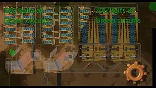 30 Rockets/m and 256 Belts of green circuits Train Only mega base