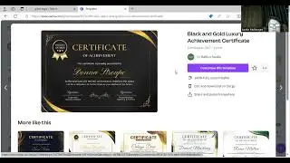 How to make certificate using canva