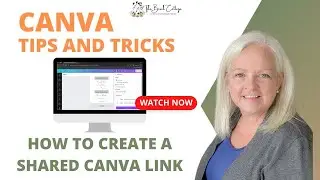 Learn How to Create a Shared Canva Template Link | Canva Tutorial for Laptop and Desktop Computers