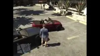 GTAV: That time I saw this one npc trying to park but didn't quite got it lol.