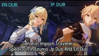 Traveler Speaks In Inazuma Jp Dub And En Dub - Genshin Impact