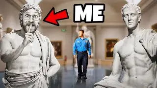 Extreme Hide and Seek at Top Secret Museum!