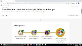 Flow Elements and Resources Specialist Superbadge #superbadge