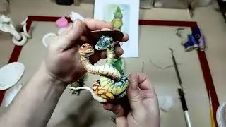 СЕМЕЙКА ГОРОШКОВ Ватная игрушка.  Урок 9.  Продолжаем делать  СТРУЧОК  --  домик.