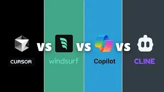 Cursor vs Windsurf vs Copilot vs Cline - FULL REVIEW (2025)