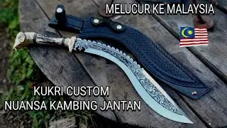 KUKRI CUSTEM NUANSA KAMBING/ DOMBA JANTAN‼️