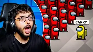 Ultimate Clash: Mortal vs CarryMinati In Among Us Game