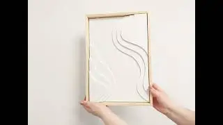 Relief mit Natur Rahmen