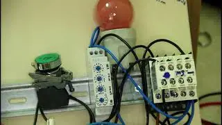 Timed contactor operation application - Entes mcb8 time relay