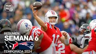 Houston Texans vs. New England Patriots | Semana 6 - NFL 2024 | Highlights Resumen en español