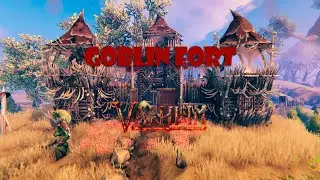 Fuling (goblin) fort - Valheim build. Крепость гоблинов в игре Вальхейм