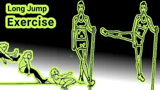 Long jump exercise || Long jump technique workout || Men's Long Jump practice video