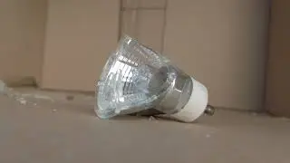 GU10 halogen lamp smashing