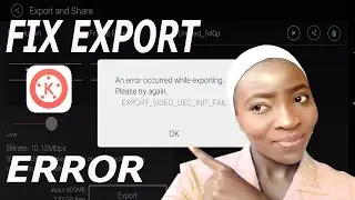 How to Fix Kinemaster Export Problem|kinemaster export error