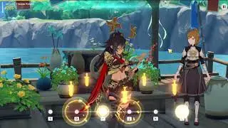 원신 윈드블룸 축제 Genshin impact Windblume Leisure Ballads of Breeze - Let's Go, Crimson Knight!