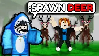 I TROLLED NOOBS Using ADMIN COMMANDS in Roblox 99 Nights!