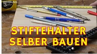 Stiftehalter  Sifte Box selber bauen / Restholz #woodworking #diy #werkstatt