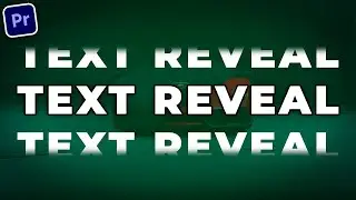 Text Reveal Effect Premiere Pro Tutorial