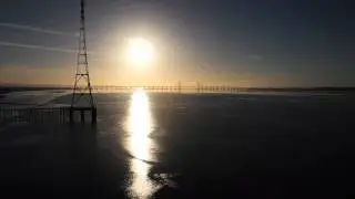 Severn Sunset, 19 Jan 2011
