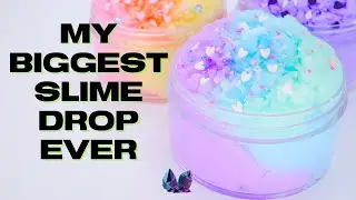 MY BIGGEST SLIME DROP EVER // SLIMEOBSIDIAN