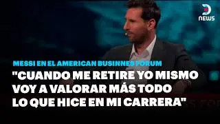 Leo Messi en el American Business Forum | DNews
