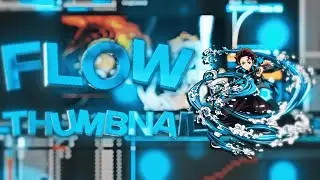 『 Flow Thumbnail Like @Kaimen 』After Effects Tutorial !