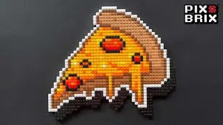 2D Pizza Pixel Art - Pix Brix Instructions