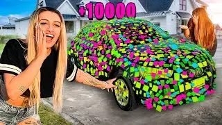 LE LLENAMOS EL AUTO DE PAPELITOS A MI NOVIO