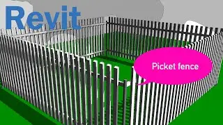 Revit Architecture - Picket fence