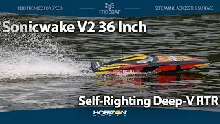 Pro Boat Sonicwake V2 36 inch Self-Righting Deep-V RTR