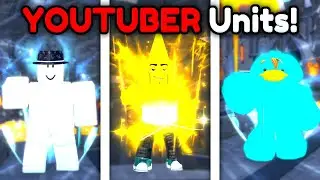 I Made CUSTOM YOUTUBER UNITS.. (Toilet Tower Defense)