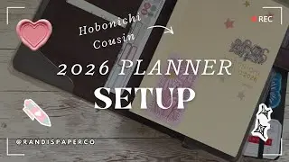 2026 Planner Setup | Hobonichi Cousin A5 | Moleskine Large Daily