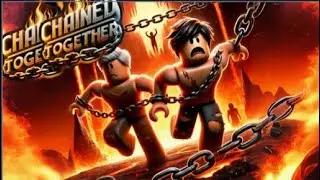 Chained to my Friend in Roblox (CHALLENGE)